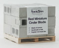 1:12 Scale Mini Cement Cinder Blocks with Wooden Pallet | Real Concrete