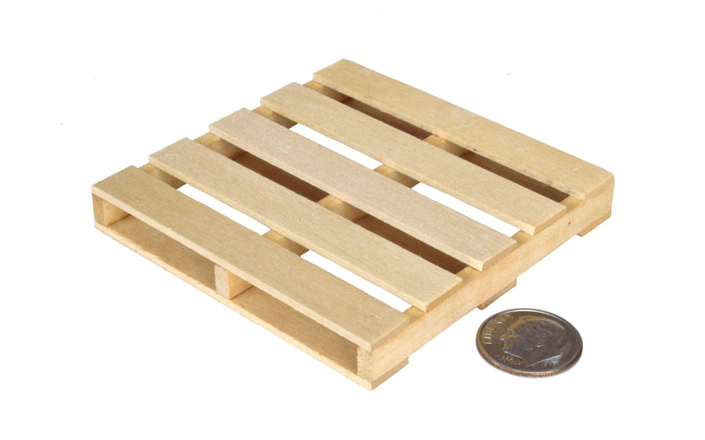 Mini Cement Red Bricks with Pallet – 1:6 Scale Real Concrete Bricks for Diorama, Dollhouse & Model Building