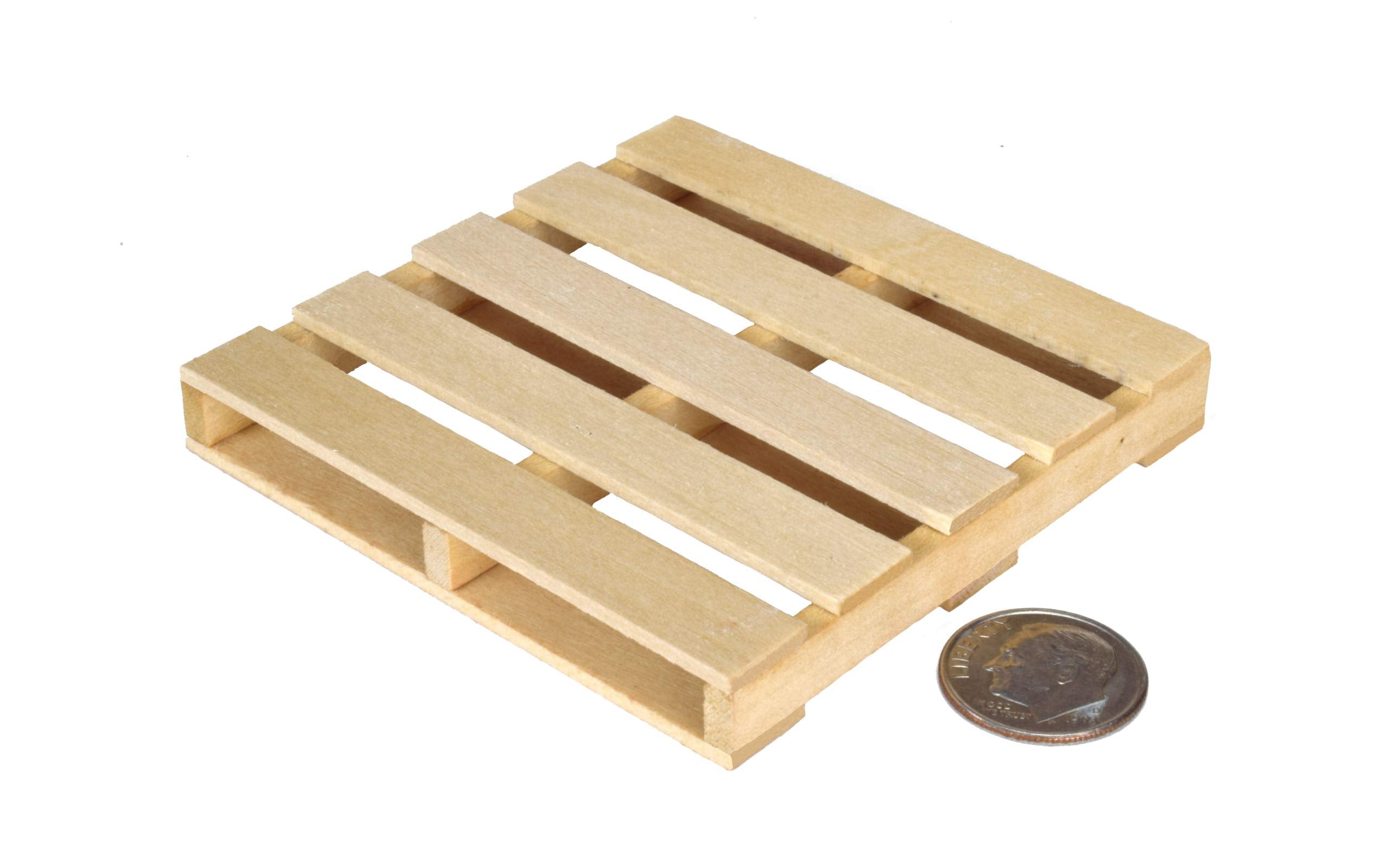 Mini Cement Red Bricks with Pallet – 1:6 Scale Real Concrete Bricks for Diorama, Dollhouse & Model Building