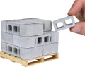 Mini Cement Cinder Blocks with Pallet – 1:12 Scale Real Concrete Blocks for Diorama, Dollhouse & Model Building