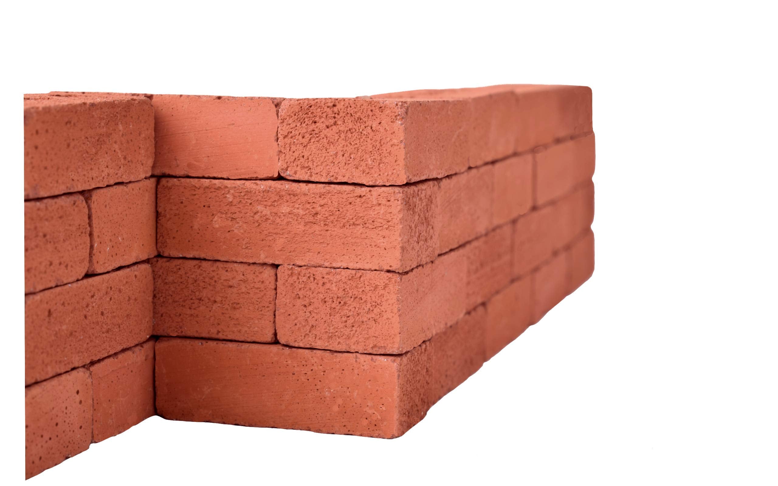 Mini Cement Red Bricks with Pallet – 1:6 Scale Real Concrete Bricks for Diorama, Dollhouse & Model Building